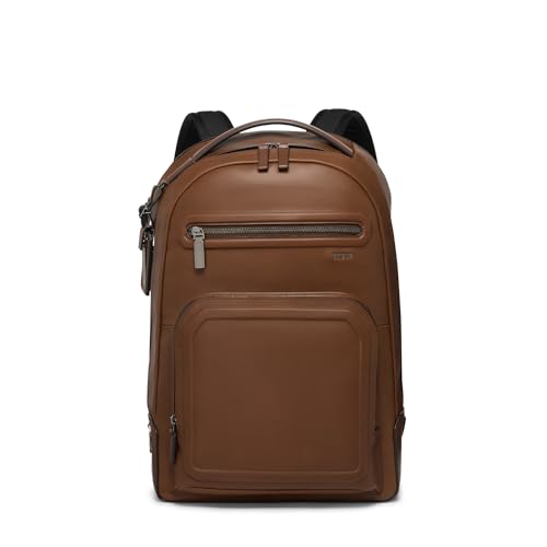 TUMI - Harrison Warren Backpack - 15-Inch Laptop Backpack - Stylish Women's & Men's Backpack for Travel & Business - Cognac Bombe - color: Cognac Bombe