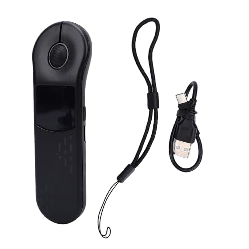 Bewinner Wireless Presenter Remote, Rechargeable Bluetooth Presentation Clicker with 2.4G USB Receiver for PC Laptop Meetings Teaching (Black) - color: Black