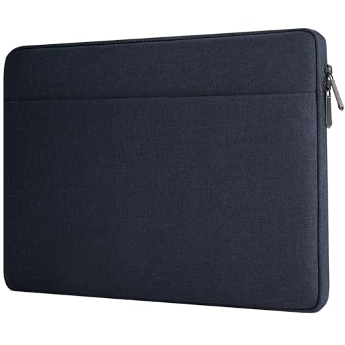 Laptop Sleeve Case with Accessory Pocket Padded Computer Carrying Pouch 15.6 inches Compatible with HP Dell Asus Acer Protective Laptop Cover for 15.6 “ Chromebook/Notebook/Tablet, Navy Blue - color: Navy Blue, size: 15.6inches