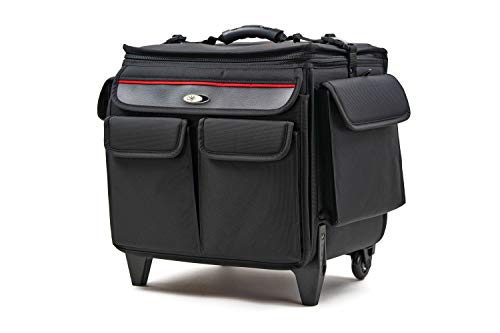 MCY LTPJ-RB03 Business Projector Case Rolling Briefcase Laptops - Large, 16x17x12.5 inches