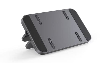 Aluminum Laptop Vertical Stand Organizer, Sturdy Laptop Computer Holder Desktop Stand Compatible with new Retina Apple MacBook Pro/Air/Neo, Mac mini & iPad Pro - Spacegrey - color: Spacegrey