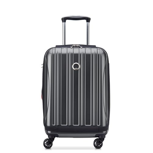 DELSEY PARIS Helium Aero Hardside Expandable Luggage with Spinner Wheels, Titanium, Carry-On 19 Inch - color: Titanium, size: Carry-On 19 Inch