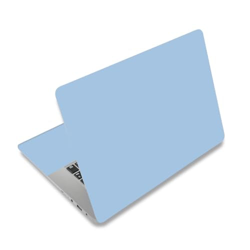 12.1 13 13.3 14 15.4 15.6 Inch Laptop Skin Decal, Laptop Skins Stickers Decals for Notebook PC, Universal Reusable Vinyl Laptop Cover Sticker, Waterproof Art Decal Protector I Air Blue - color: Air Blue