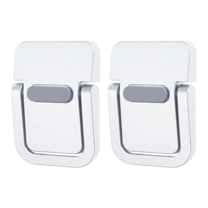 2PCS Foldable Laptop Stand Portable Notebook Holder Adjustable Cooling Bracket for Tablet - color: Silver Single Frame