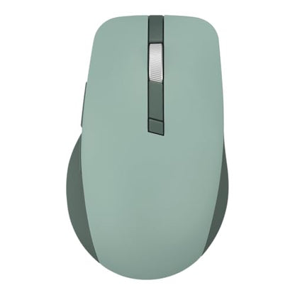 ASUS Wireless SmartO Mouse Silent Plus – Dual Mode (BT/2.4GHz), up to 3 Devices, Ergonomic, 4200 DPI, AA Battery Lasts up to 1 Year, Quiet Switches, Portable, for Productivity/Gaming - Green Tea Latte - color: Green Tea Latte