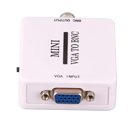 Ejoyous VGA to BNC Converter, Mini HD VGA to BNC 1920 x 1080 Resolution USB Video Converter for Home Audio HDTV Monitors TVs Computer