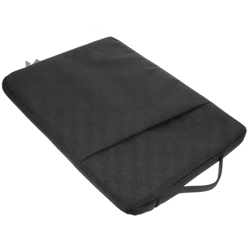 TEHAUX Sturdy 15.6 Inch Laptop Sleeve and Tablet Handbag Portable Computer Storage Bag Shockproof Carrying Case for Travel and Outdoor Use in Black