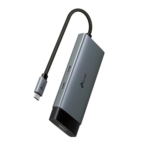 TP-Link USB C Hub 5-in-1 Multiport Adapter (UH5020C) | 4K@60Hz HDMI, 100W Power Delivery, 1×USB-C, 2× USB-A Data Ports | 5Gbps High-Speed Dongle | Compatible w/MacBook and More | Plug and Play - size: 5-in-1 USB C Hub