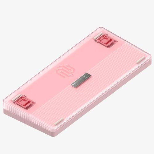 nuphy Halo75 V2 Mechancial Gaming Kyeboard,75% Wireless Hot Swappable Bluetooth Keyboard,83 Kyes RGB Backlit Keyboard,Support Bluetooth/2.4GHz/USB-C-Pink Mint Switch - color: Pink, size: Mint (37gf)