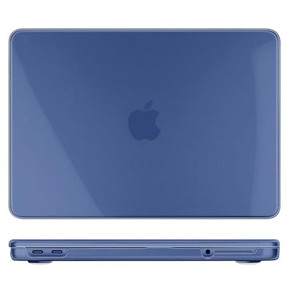 Batianda CrystalAir Case for MacBook Neo 13 Inch 2026, Crystal Indigo | 4-in-1 Bundle Ultra Clear Slim Hard Shell, Lightweight Everyday Protection for MacBook Neo 13 Inch 2026 Model A3404 - color: Crystal Indigo