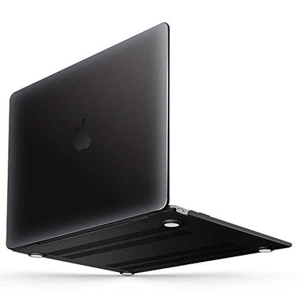 IBENZER Compatible with MacBook 12 Inch Case, Hard Shell Case Cover for Mac 12’’ with Retina Display Model A1534 2020 2019 2018 2017 2016 2015, Black, MM12BK B - color: Black