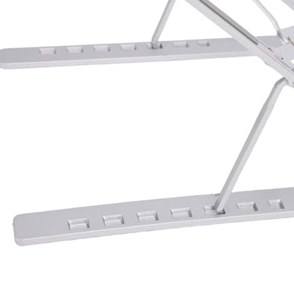 CCYLEZ Foldable Laptop Stand, Portable Aluminum Alloy Ergonomic Height Computer Holder for Home Office Travel