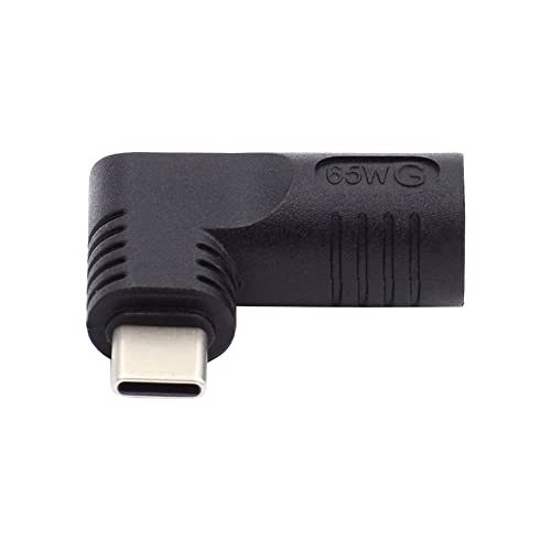 DC Jack 5.5x2.1mm Input to USB-C Type-C Angled 90 Degree Power Plug Charge Adapter for Laptop Phone - style: 5.5x2.1mm