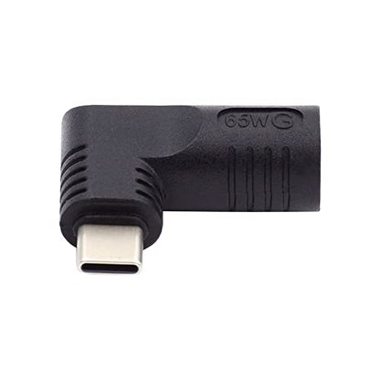 DC Jack 5.5x2.1mm Input to USB-C Type-C Angled 90 Degree Power Plug Charge Adapter for Laptop Phone - style: 5.5x2.1mm
