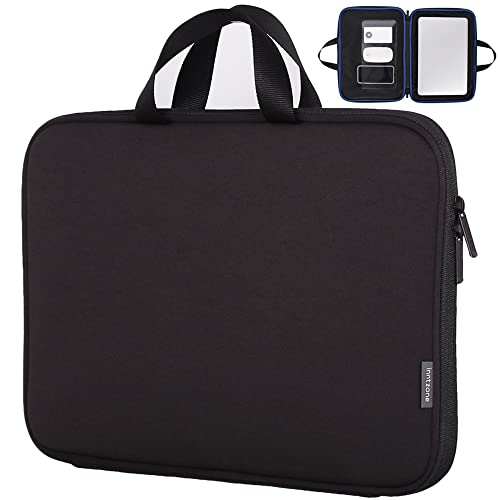 Laptop Sleeve 15.6 Inch, Protective Laptop Case with Handle & Inner Pocket, Lightweight Bag, Notebook Computer Carrying Cover (Black)