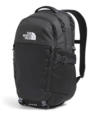 The North Face Recon Laptop Pack, Asphalt Gy Lt Hth/TNF Blk-NPF, OSFA | Daypack, Water Repellent, Laptop Sleeve, 2 Water Bottle Pockets - color: Asphalt Grey Light Heather/Tnf Black-npf, size: 30L