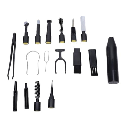 Keyboard Cleaning Kit, 22 in 1 Multi Functional Electronic Cleaner with Keycap Puller Deep Cleaning Brushes for Laptops Phones Screens Earbuds Camera Lens Electronics