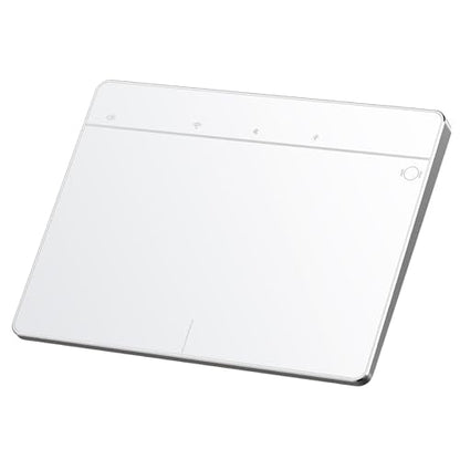 Homiguar Wireless Bluetooth Trackpad for Windows 10 & 11 and Mac, 3-in-1 Connectivity Modes,High Precision Control, Portable Multi-Touch Gestures touchpad for PC & Laptop (Off White)