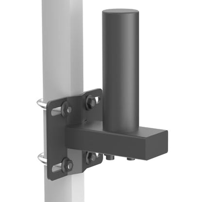 suptek Monitor Bracket Pole Mount Diameter Pole Adjustable Supports 0.8-2.4 Inch, Fits Monitor/TV Screens 13-32 Inch, Load Capacity 22lbs - size: Single Pole Mount