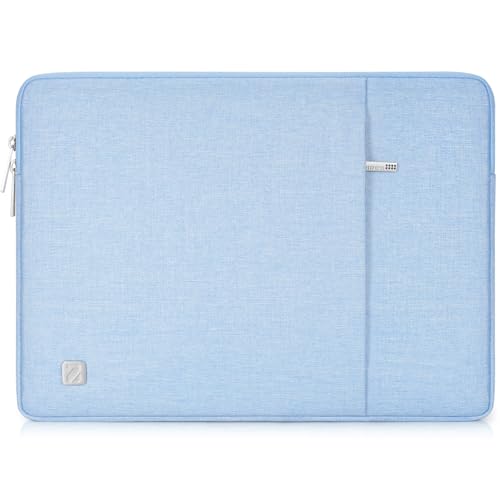 NIDOO 13 inch Laptop Sleeve 14 inch 14.5 inch Computer Carrying Case Bag for 14" ThinkPad E14 T14 Gen 4/ IdeaPad Flex 5/ Latitude 5450/14" HP EliteBook 640 G9/ 14.4" Surface Laptop Studio 2 - color: Light Blue, size: 13-13.3 Inch / MacBook Air
