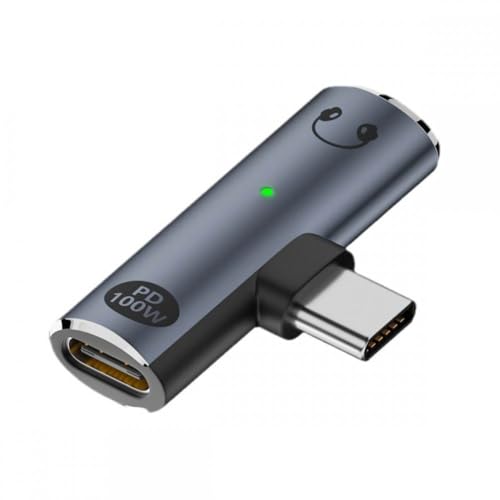 CY Audio Adapter USB-C Type-C to 3.5mm Audio DAC AUX Music 16bit 48kHz & 100W PD Power Adapter for Laptop Tablet Phone - style: USB-C to DAC 3.5mm 48kHz & PD