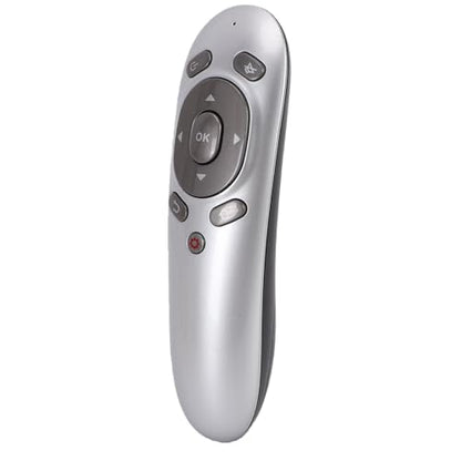 GOWENIC Wireless Presentation Clicker, 2.4G Accurate Remote Control Motion Sensing Ergonomic Design Computer Presenter with USB Receiver for Computer Laptop