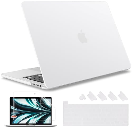 May Chen for MacBook Pro 16 Inch 2019 Release Model:A2141,Hard Shell Case Cover Screen Protector & Keyboard Cover for MacBook Pro 16 Retina with Touch ID & Touch Bar - Clear White - color: Clear White