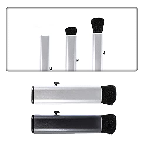 2 Pcs Retractable Keyboard Cleaning Brush Computer Cleaning Tool Dust Removal Brush for Desktop Table