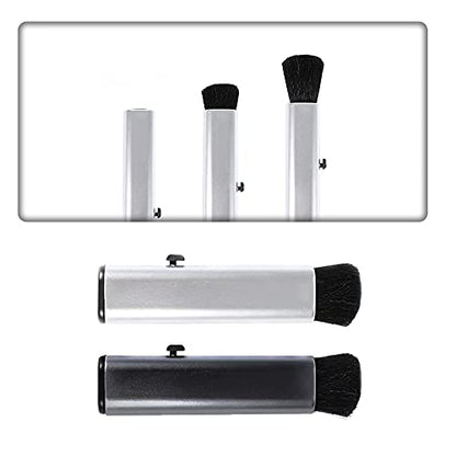 2 Pcs Retractable Keyboard Cleaning Brush Computer Cleaning Tool Dust Removal Brush for Desktop Table