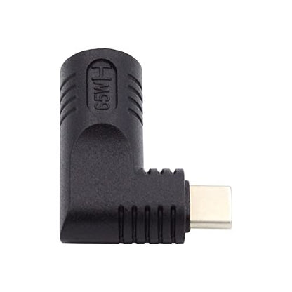 DC Jack 5.5x1.7mm Input to USB-C Type-C Angled 90 Degree Power Plug Charge Adapter for Laptop Phone - style: 5.5x1.7mm