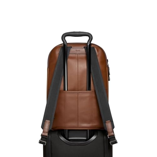 TUMI Harrison Warren Backpack - 15-Inch Laptop Backpack - Stylish Women's & Men's Backpack for Travel & Business - Cognac Leather - color: Cognac