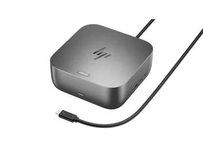 HP Thunderbolt 4 100W G6 Dock (9X472UT#ABA) + ZoomSpeed 6-ft DisplayPort Cable + ZoomSpeed 6-ft HDMI Cable + ZoomSpeed 6-ft Ethernet Cable + AOM Microfiber Cleaning Cloth