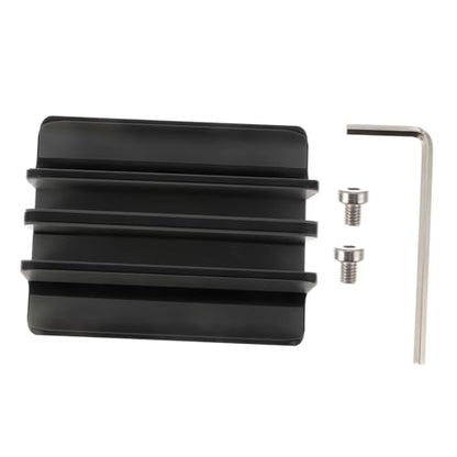 VANZACK Aluminum Alloy Vertical Laptop Stand Dual Slot Notebook Mount Base Portable Tablet Vertical Rack Desk Holder for Office and Home Use Black