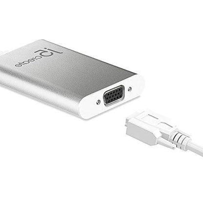 j5create USB 2.0 to VGA Display Adapter | Plug & Play USB connectivity, 3 Viewing Modes, Compatible with Windows and Mac