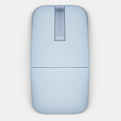 Dell Wireless Gaming Mouse MS700, 4000 DPI, 2 Buttons | Bluetooth 5.0, Optical LED, Touch Scroll, Swift Pair, AAA Batteries, 24 Month Runtime, 3 Year Advanced Exchange, Misty Blue - color: Misty Blue