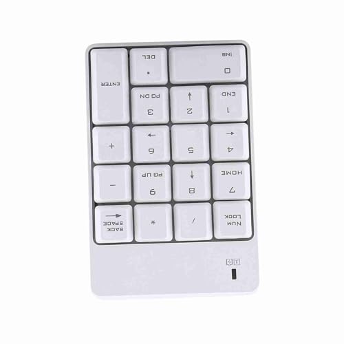 2.4GHz Cordless USB Numeric Keypad Numpad Number 18 Keys Keyboard with USB Receiver for Laptop Notebook Desktop PC Battery Not Included Plastic Remote Distance 10m