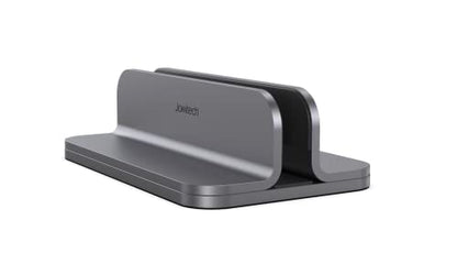 Aluminum Laptop Vertical Stand Organizer, Sturdy Laptop Computer Holder Desktop Stand Compatible with new Retina Apple MacBook Pro/Air/Neo, Mac mini & iPad Pro - Spacegrey - color: Spacegrey