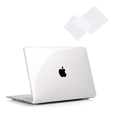 Compatible with MacBook 12 Inch A1534 - Slim Snap On Hard Shell Protective Cover and Keyboard Cover (Crystal Clear) - color: Crystal Clear