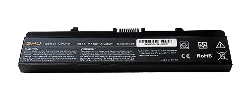 GHU GW240 RN873 Battery 58Wh Replacement for Dell Inspiron 1525 1526 1545 1440 1750 PP29L, Compatible with GP952 M911G X284G K450N - style: 58Wh/1525 1526