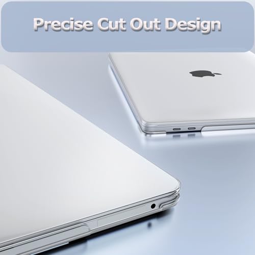 MOSISO Compatible with MacBook Pro 13 inch Case M2 M1, Crystal Clear | Plastic Hard Shell Case Cover 2026-2016A2338 A2251 A2289 A2159 A1989 A1708 A1706 with/without Touch Bar - color: Crystal Clear