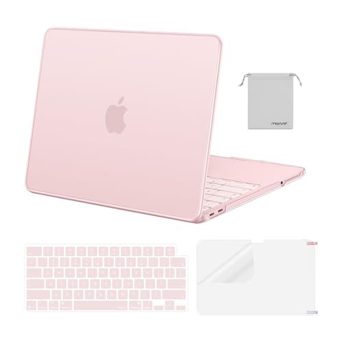 MOSISO Compatible with MacBook Neo Case 13 inch 2026 A3404 A18 Pro Chip | 4 in 1 Kit Precision Fit Crack & Scratch Resistant Protective Hard Shell Case Cover, Blush - color: Blush