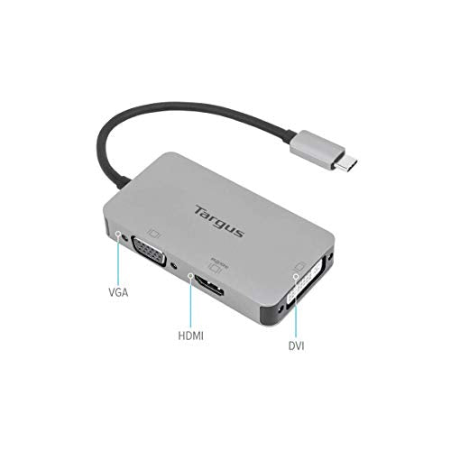 Targus USB C SV Adapt 4K HDMI DVI VGA - style: USB-C Single Video Adapter with 4K