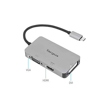 Targus USB C SV Adapt 4K HDMI DVI VGA - style: USB-C Single Video Adapter with 4K