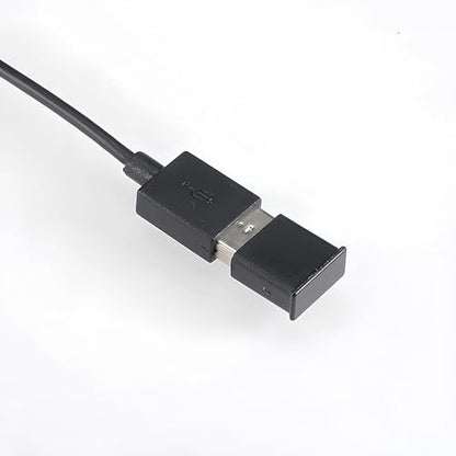 5Pcs Black PE USB 2.0 Port Anti-Dust Stopper Cap Cover for USB Male, Charging Cable, Data Cable - size: USB 2.0