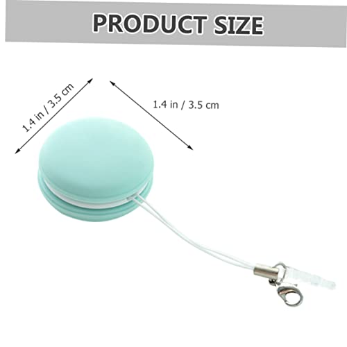 Amosfun 12pcs Macaron Shape Screen Lens Cleaning for Glasses Phone Eyewear Stain Fingerprints Reusable - color: Light Greenx3pcs, size: 3.5X3.5X1.6CMx3pcs