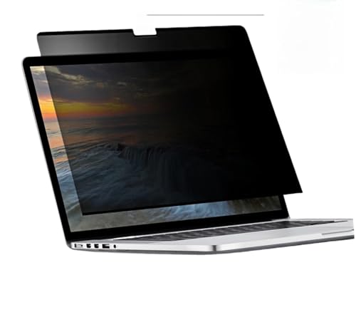 Easy On/Off Magnetic 360° Privacy Screen Filter Compatible with Macbook Air 13.6/13 Inch (2022-2026, M2, M3, M4,M5), Anti Glare Laptop Privacy Screen Shield with Camera Cover - UV block 90%-Model A2681, A3113, A3240 - size: For MacBook Air 13.6 Inch(2022-