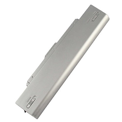Fancy Buying Laptop Battery for Sony VAIO PCG VGN-AR VGN-NR VGN-SZ VGN-CR Series, fits P/N BPS9 VGP-BPL9 VGP-BPS9 VGP-BPS9/B VGP-BPS9/S VGP-BPS9A VGP-BPS9A/B (Silver 11.1V 5200mAh) - size: 8.07*2.05*0.83inch BPS9