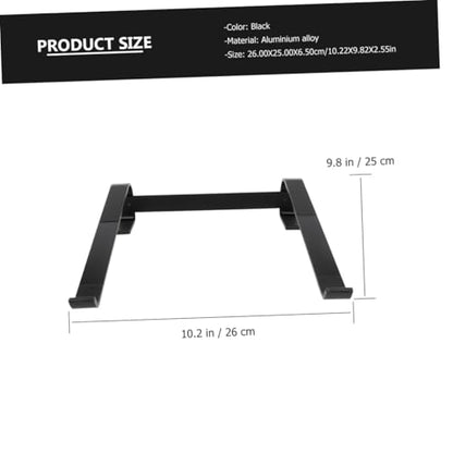 Angoily Ergonomic Aluminium Laptop Riser Stand for Desk with Folding Design and Stable Support Compatible with Laptops Portable Cooling Computer Holder for Use