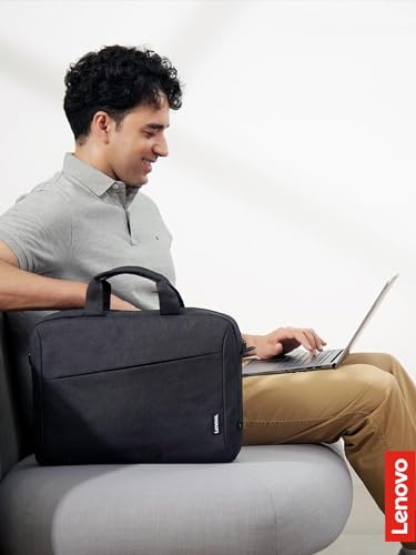 Lenovo Laptop Bag T210, Messenger Shoulder Bag for Laptop or Tablet, Sleek, Durable & Water-Repellent Fabric - size: 12 inch