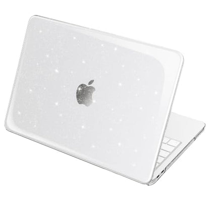 Glitter Case Compatible with MacBook Neo 13 inch Laptop 2026 (Model A3404), Scratch Resistant Protective Hard Shell Cover, Glitter Clear - color: Glitter Clear